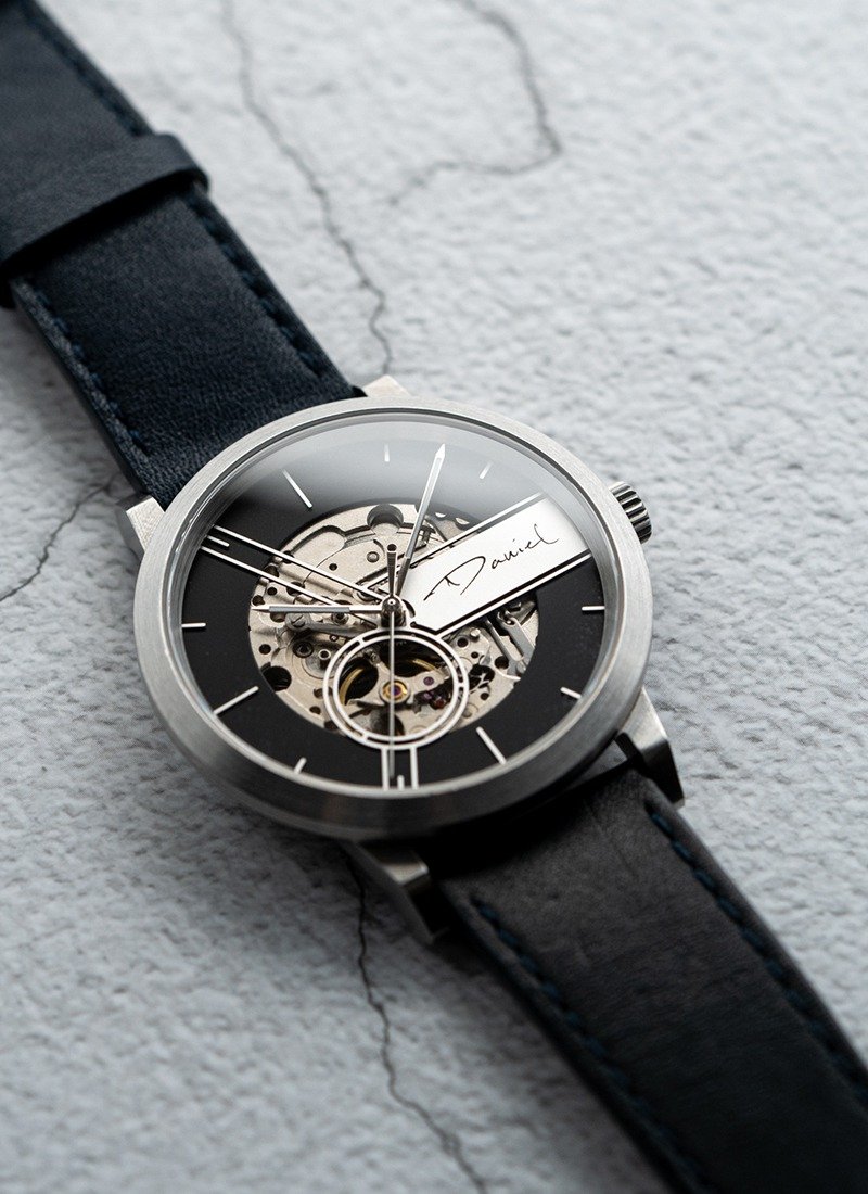 EONIQ 個性化機械錶- 情侶及閨蜜禮物. 人手裝篏. 免費刻字 - 對錶/情侶錶 - 其他金屬 銀色