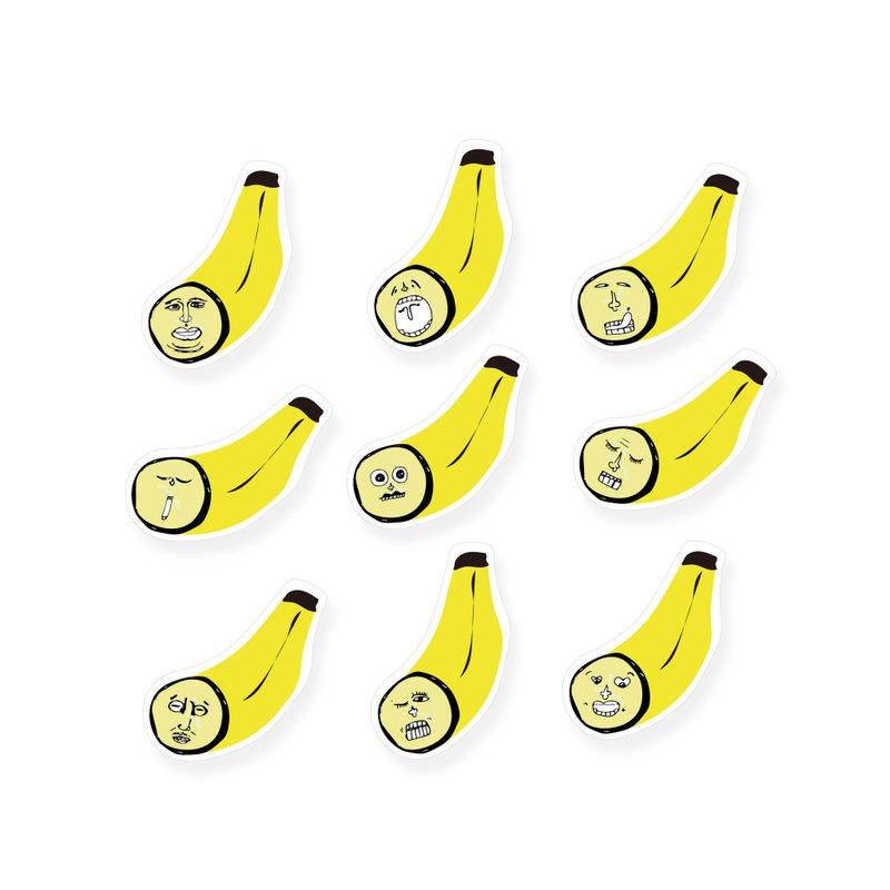(Mini banana banana nine brothers) Li-good - waterproof stickers suitcase stickers