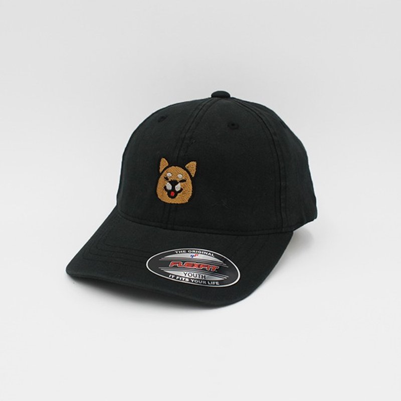 Flexfit® Cap Children's Edition _ Shiba Inu (Black)