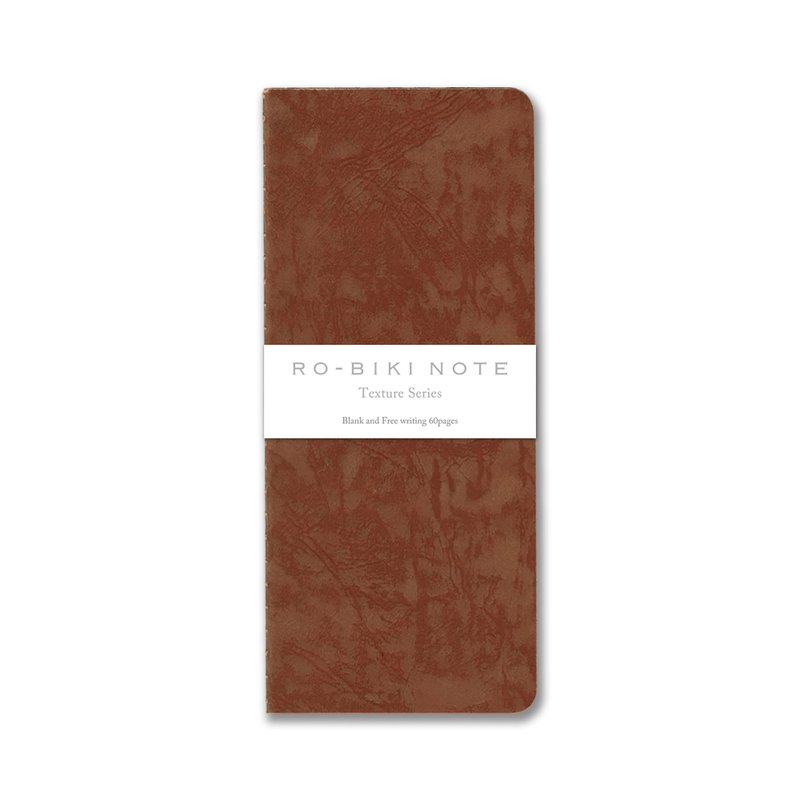 RO-BIKI NOTE Texture Series Edo-cha - 筆記本/手帳 - 紙