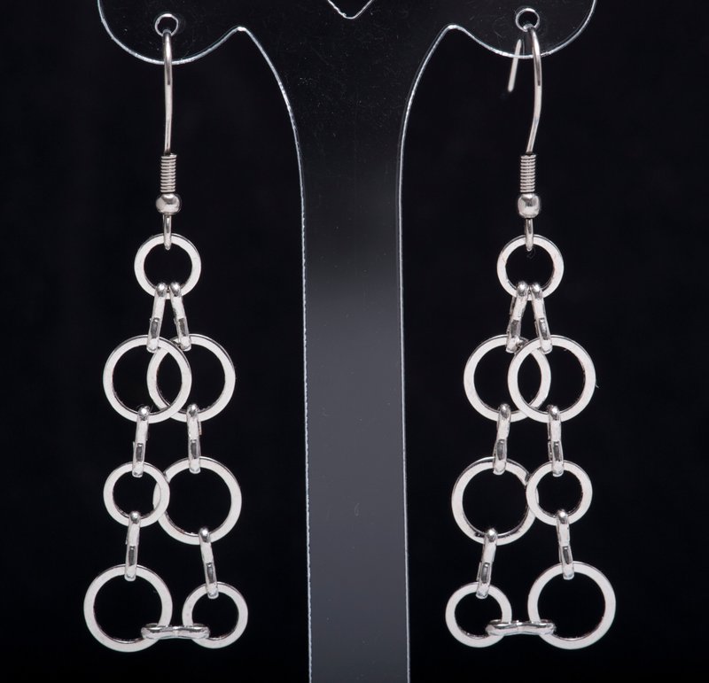 E0107-Own Design-Fashion Sensitive Metal Earrings