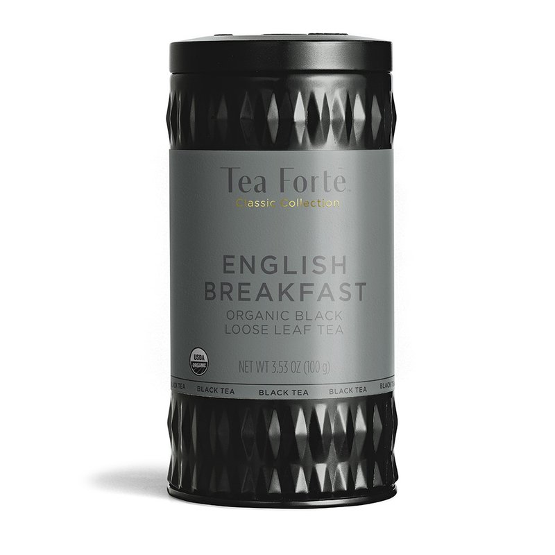 Tea Forte Canned Tea Series - English Breakfast Tea English Breakfast