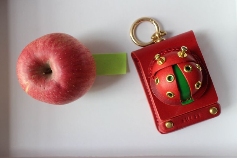 Ladybug lipstick bag