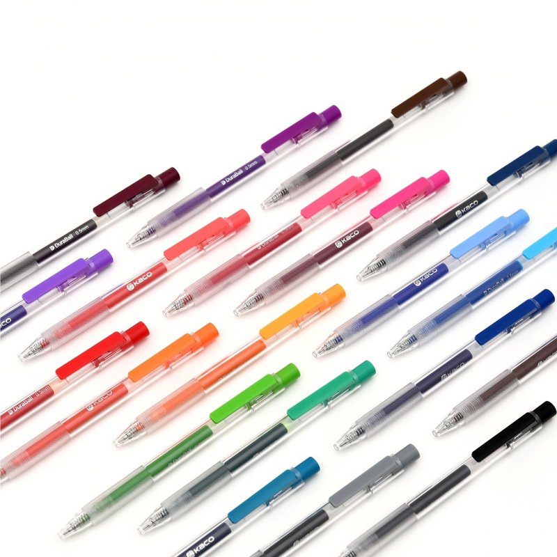 TURBO 速乾彩虹0.5中性筆(2入) - 原子筆/中性筆 - 塑膠 多色