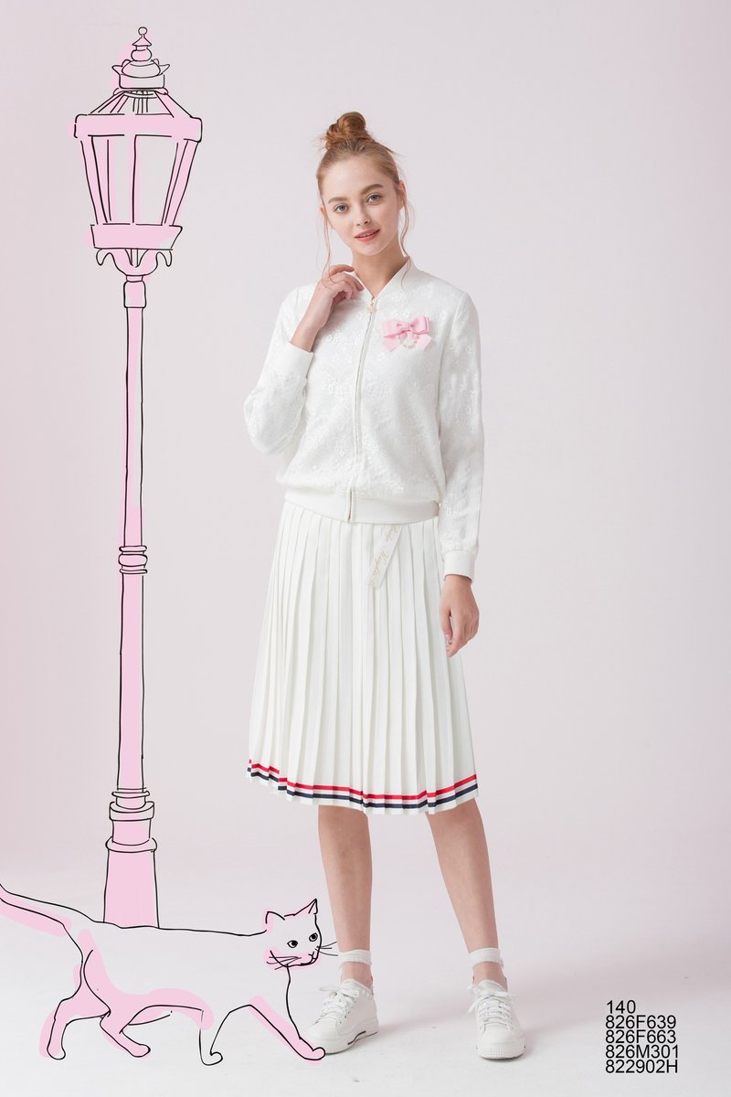 Lace jacket jacket 826F639