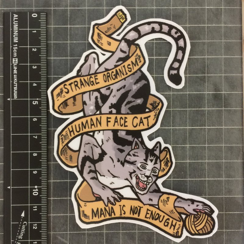 Cathuman Sticker