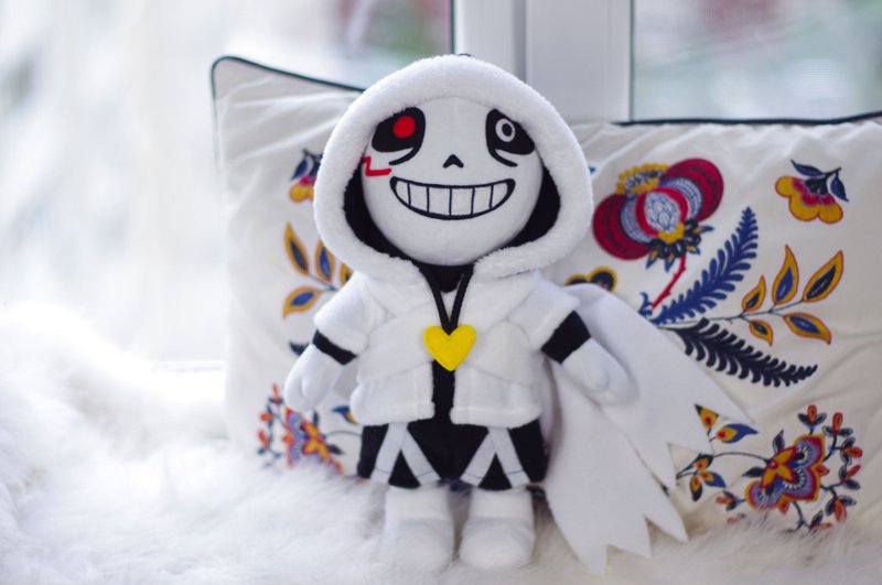 Cross Sans Undertale X-tale AU Collectible Doll | Made to Order - 公仔/玩偶 - 聚酯纖維 白色