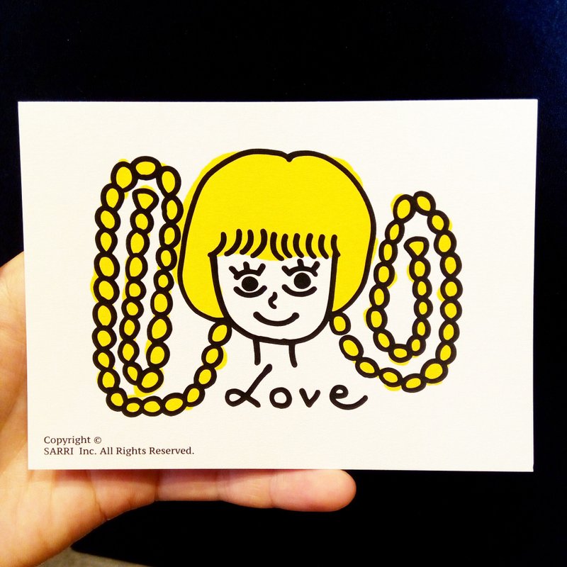 Scorpion girl (can make A3 size poster) Birthday card design illustration picture card card card art art modern lover special funny strange feature weird cute Taiwan bizarre