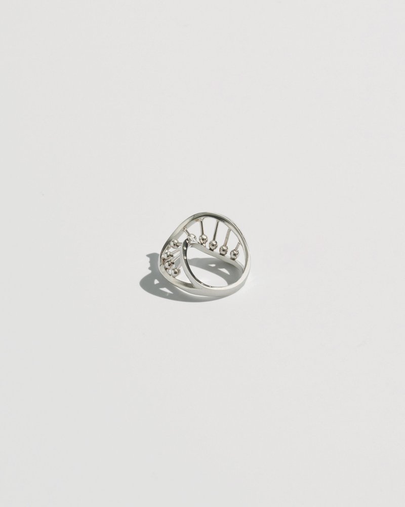 Transformed DNA Ring (Silver)