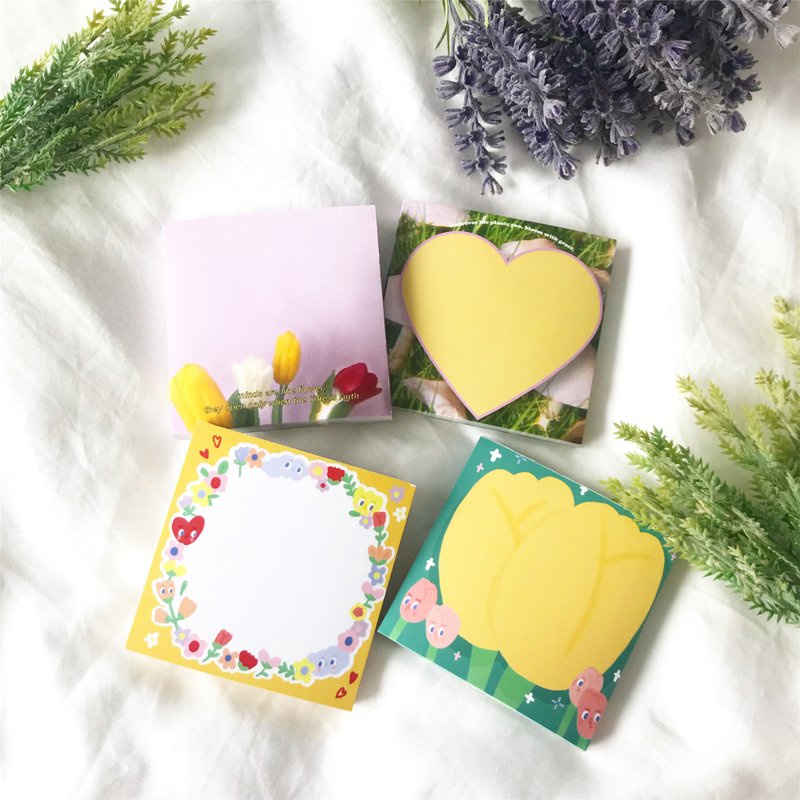 Happy Garden Memo Pad
