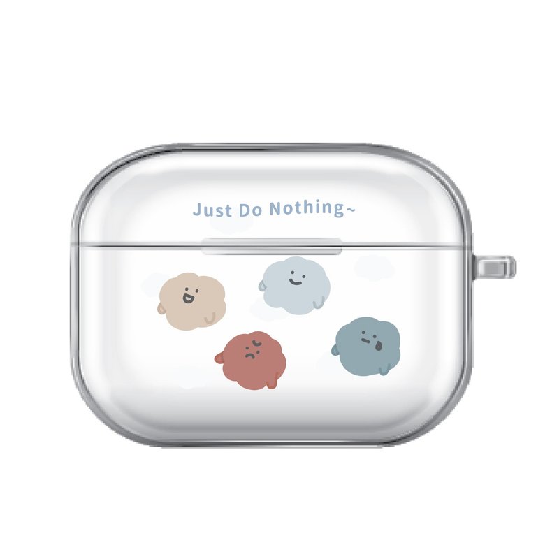 Do Nothing-AirPods1/2/3/4/Pro/Pro2 韓國連體耳機保護套 耳機殼 - AirPods/耳機保護套 - 塑膠 透明