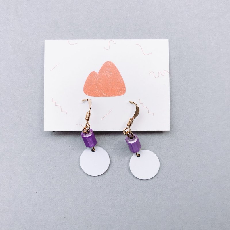 Blue Wind Chimes - Pin/Clip Earrings