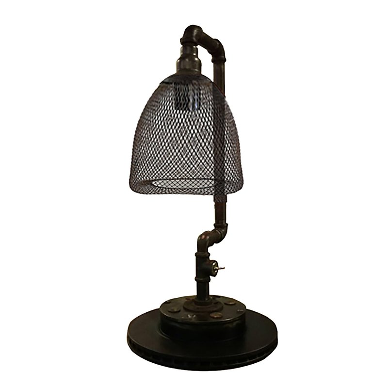 Industrial water pipe table lamp B