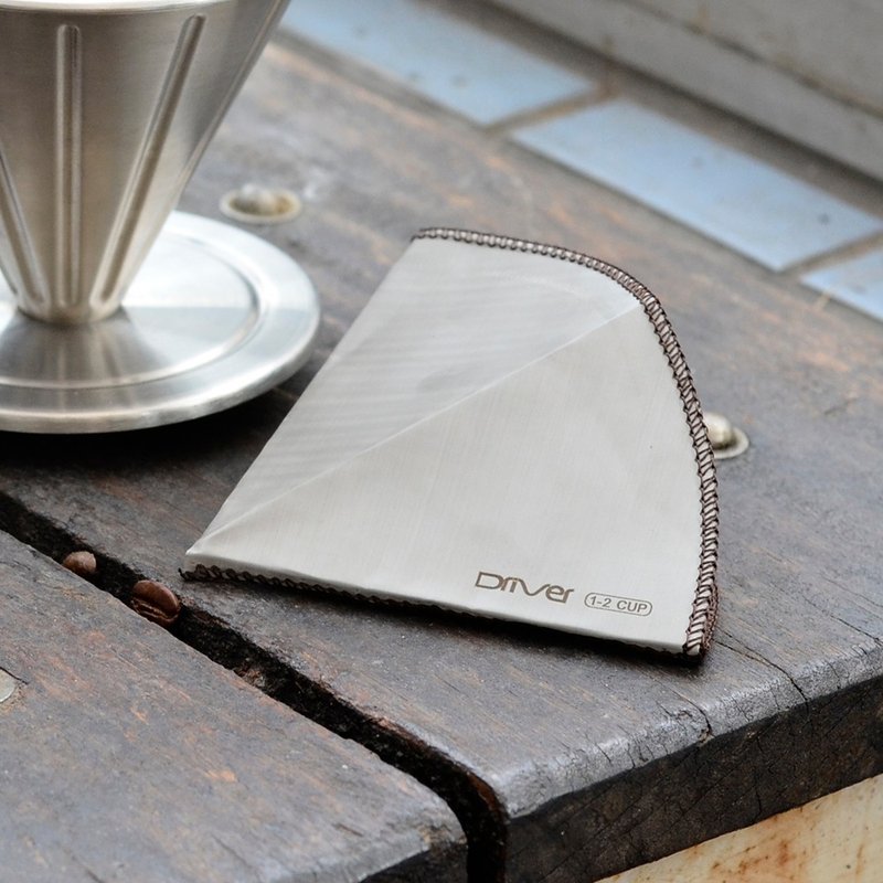 Driver <cone> stainless steel environmental protection filter paper 1-2cup