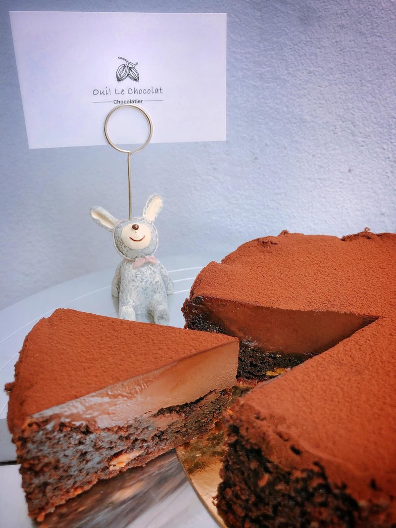 Raw Chocolate Brownie Little Tempting Chocolate Truffle Chocolate Lover Birthday Cake