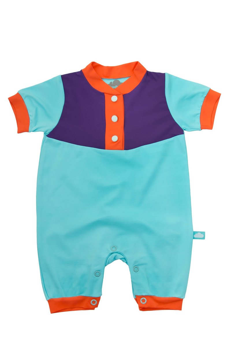 SanBelle Baby Rompers★Anti-bacteria★0-12m Calypso×Purple