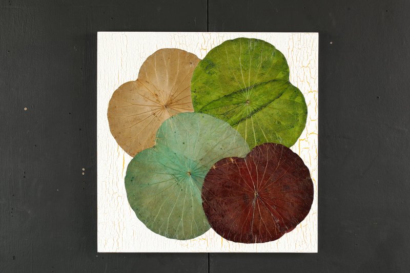 Lotus Leaves Wall Art