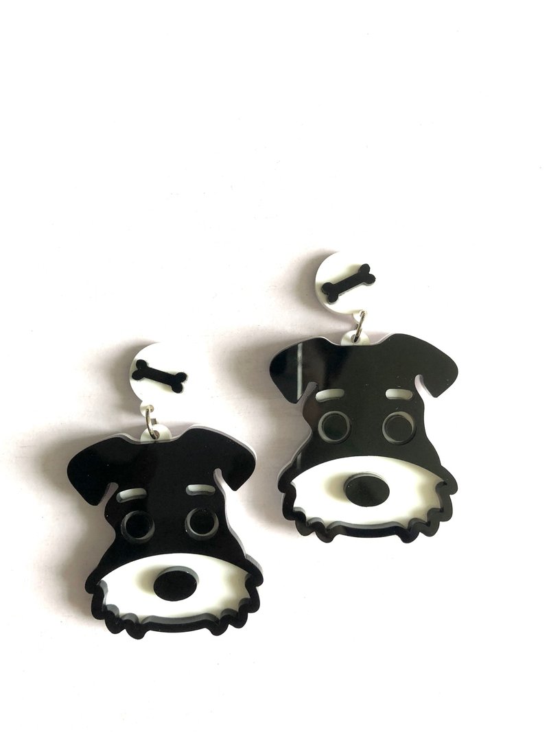 Dog earrings