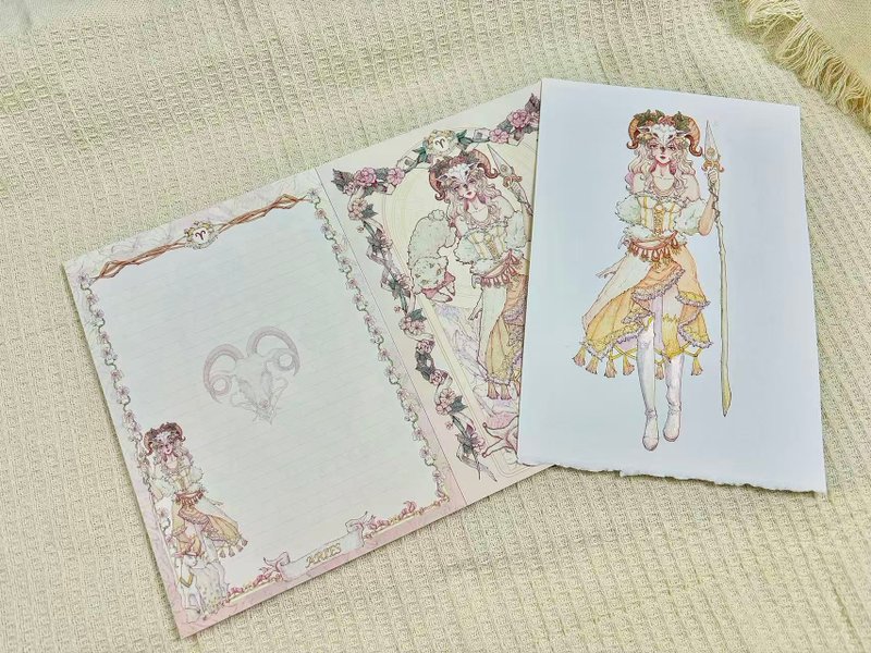 白羊座系列拍紙本國際專屬寄送版 - 筆記本/手帳 - 紙 多色