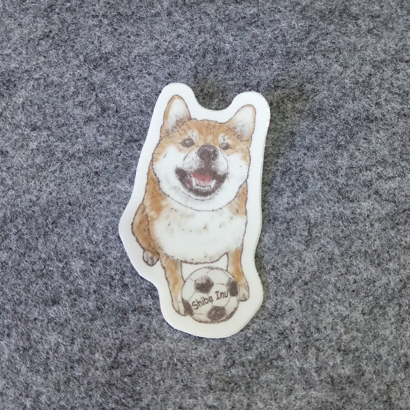 Sketch Series ~ Shiba Inu - Waterproof Sticker (6 in)