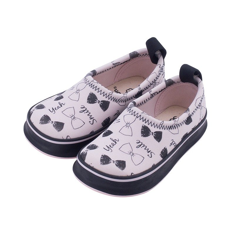 Japan SkippOn Children's Casual Shoes - Pink Bow