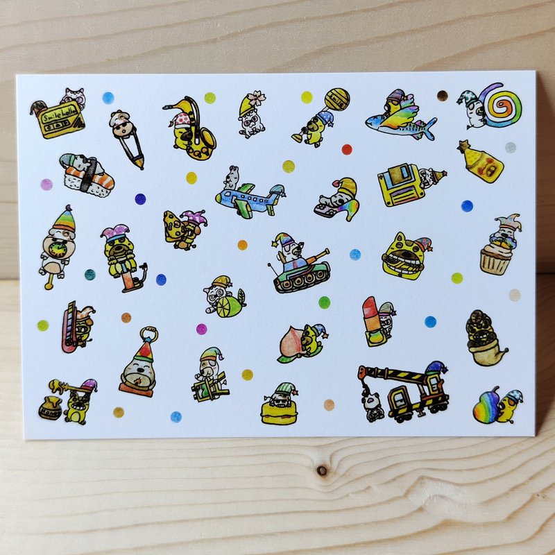 生日快樂每一天(三月壽星)系列 / 笑喂 Smilehello 插畫日誌明信片