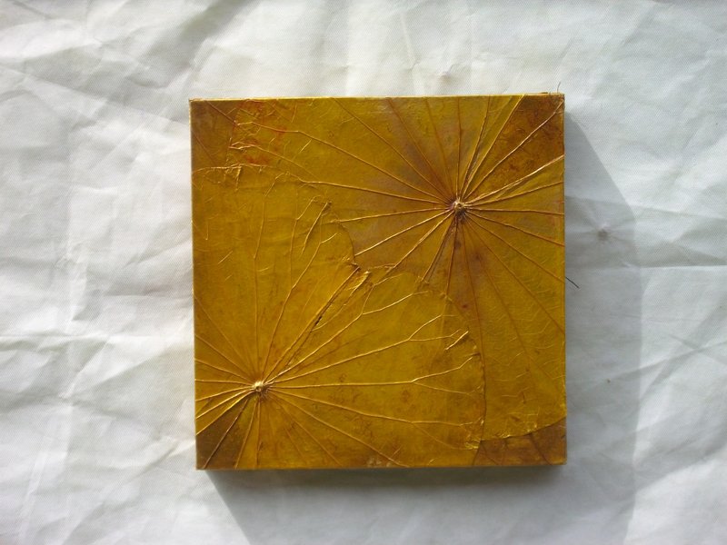 LOTUS LEAVES WALL ART