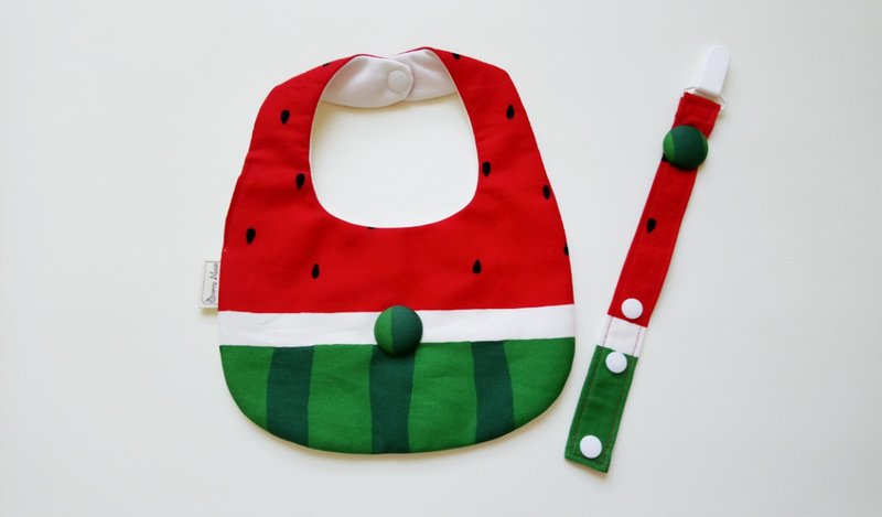 Red meat big watermelon saliva towel - full moon ceremony / Mi Yue ceremony / birthday ceremony / limited edition