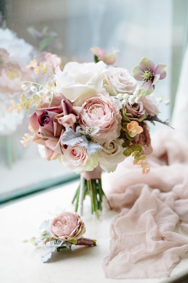 Overseas High Quality Silk Flower Ball Round