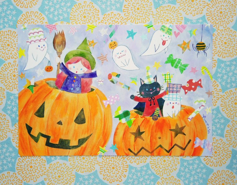 Halloween postcards // 02