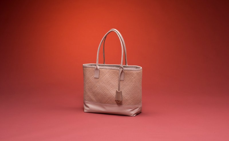 藺草X皮革X純手工 LIN-TANG shoulder bag 托特包