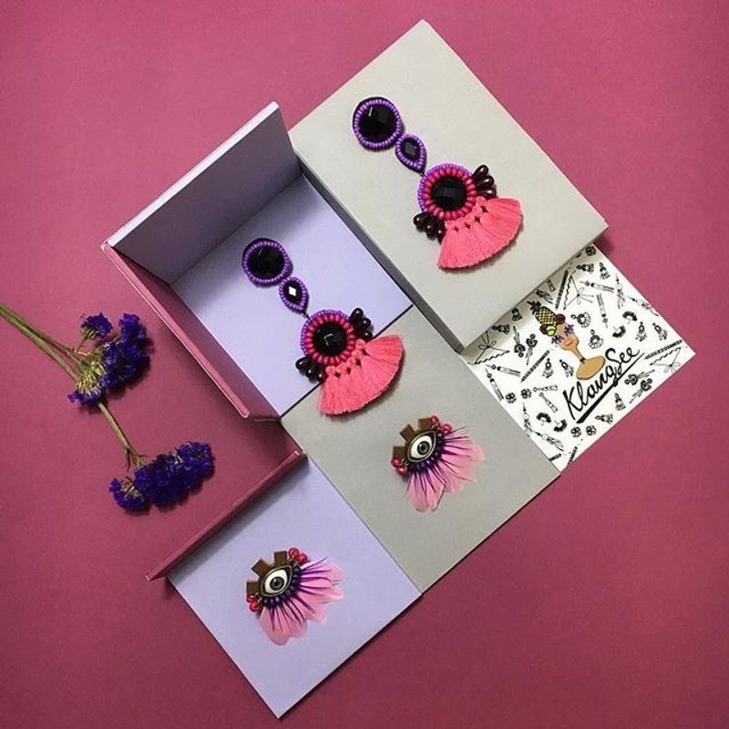 earrings : donut no.3 + Mong-Rang