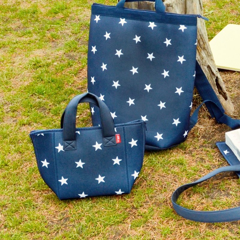 CB Japan Little Star Cold Insulation Removable Washable Dual Tote Tote Bag 3L