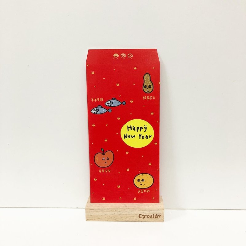 Circular Round Face-Blessing Red Envelope (6 pcs)