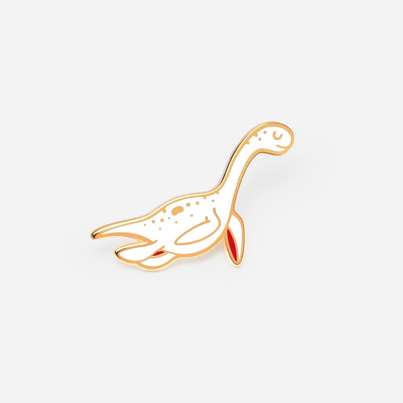 Floating Nessie enamel pin