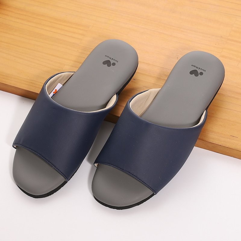 【維諾妮卡】舒眠感低彈拖鞋-藍 - 室內拖鞋 - 塑膠 藍色