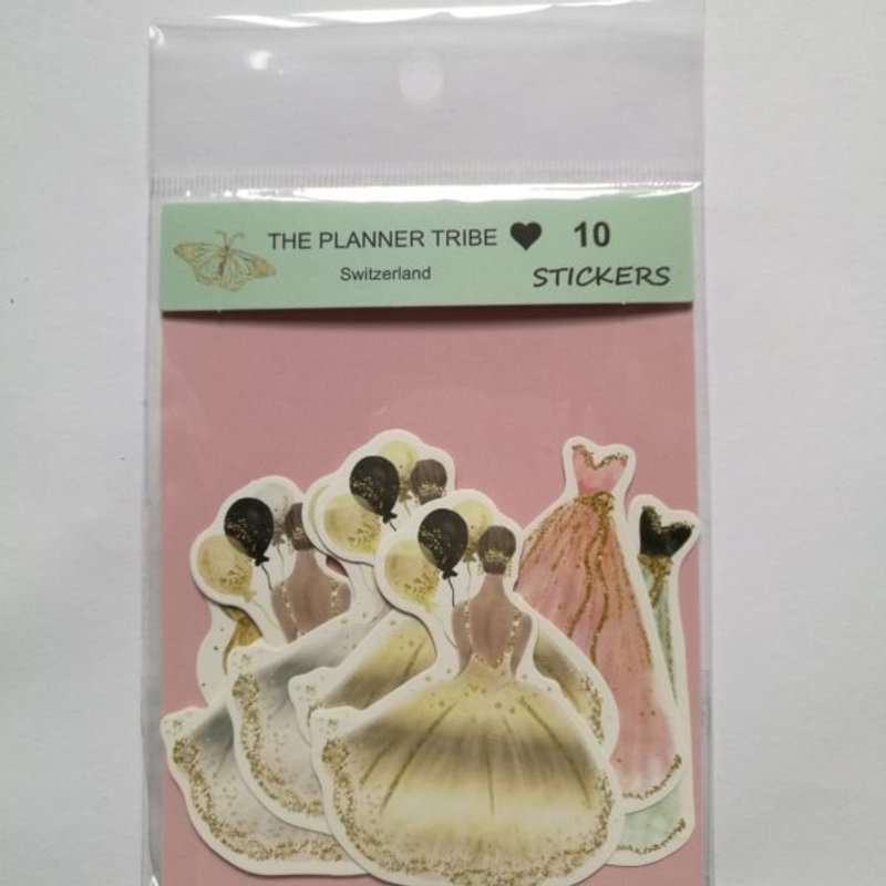 Sticker Set for Planner Girls "Prom-Night"