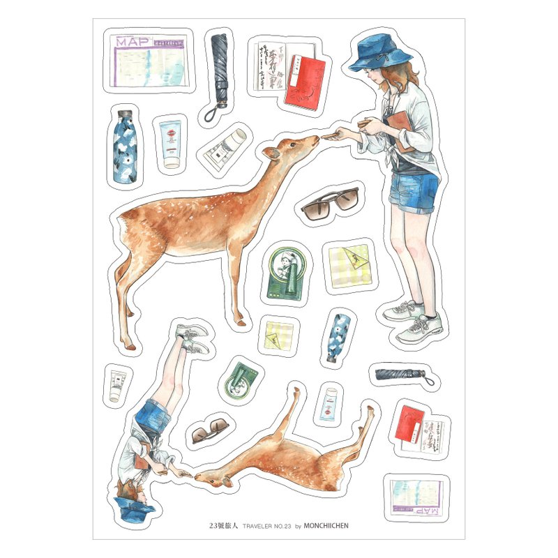 No. 23 Traveler Sticker