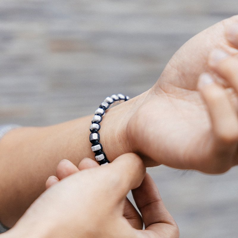 【Montagne】Nouvelle | Screw | 白松石手鏈 - 手鍊/手環 - 水晶