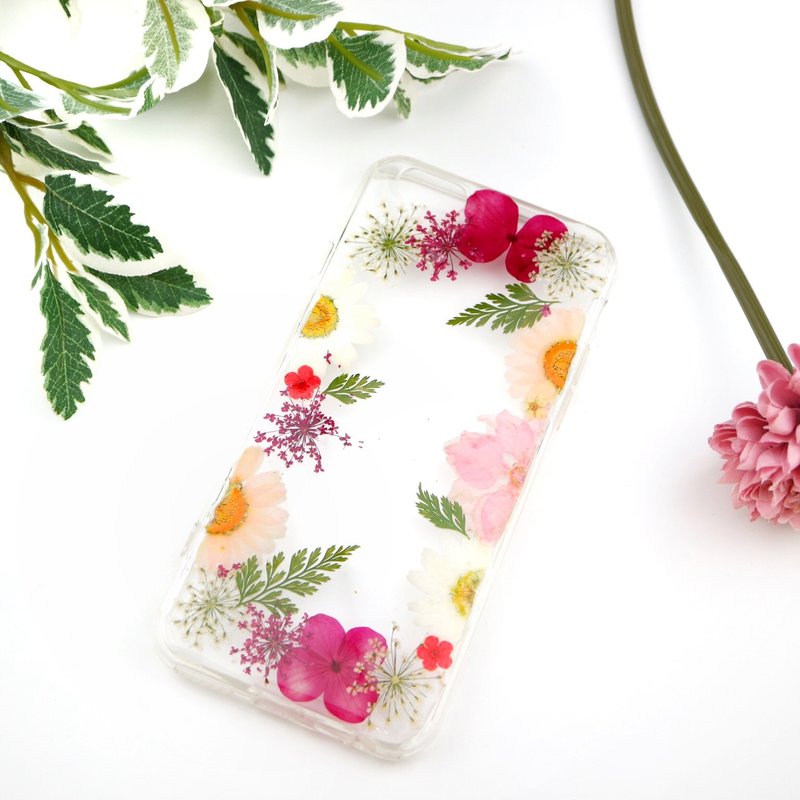 Pressed Real flower phone case - for iphone 5/5s/SE/6/6s/6 plus/6s plus/7/7