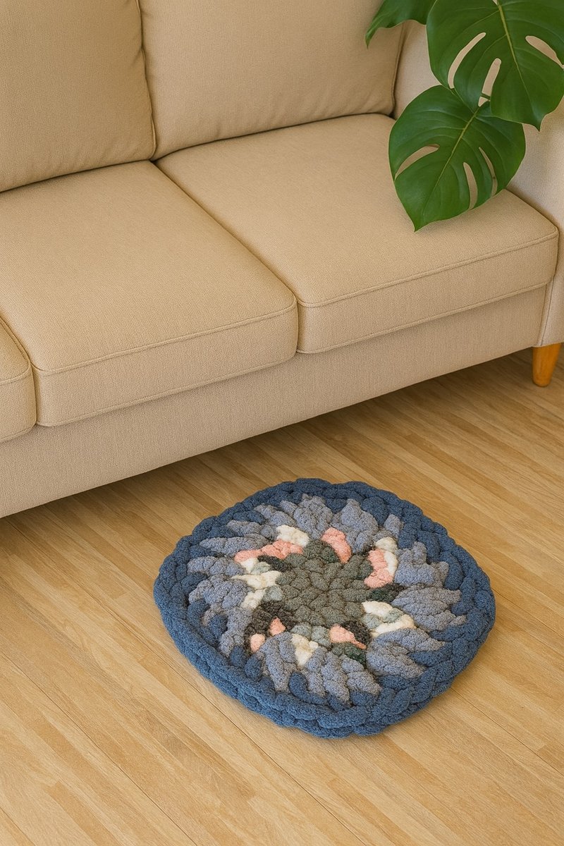 冰島毛線手編課程- 復古窗花坐墊 (可使用文化幣) - 編織/羊毛氈/縫紉 - 其他材質