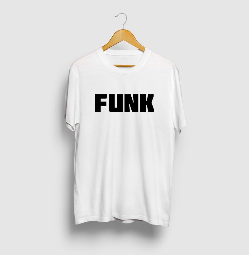 Funk Funk Simple BIG Logo T-shirt hiphop rock Street Fashion