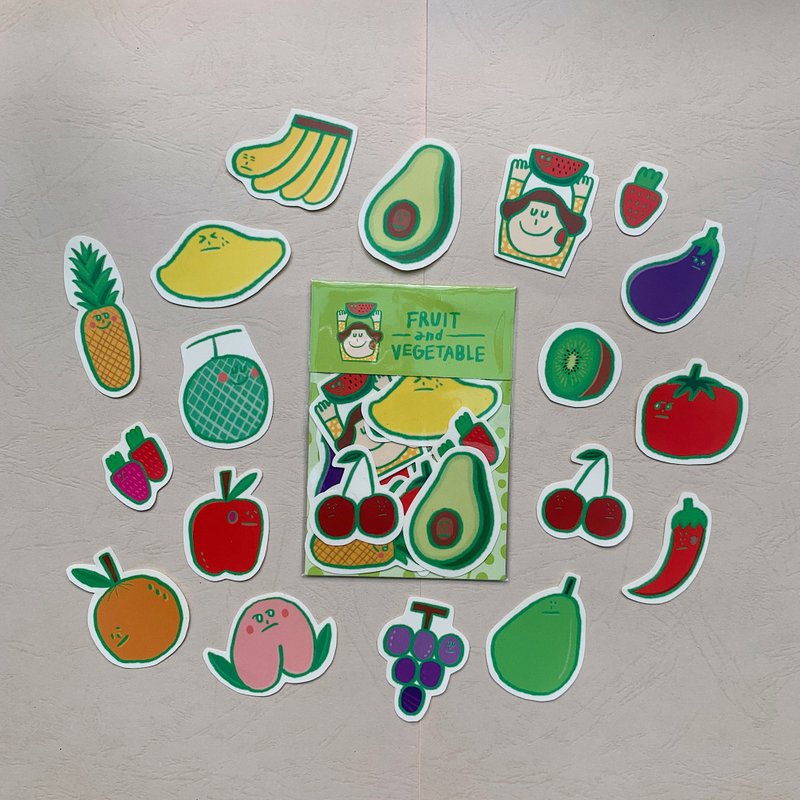 Vegetables and Fruits / Stickers