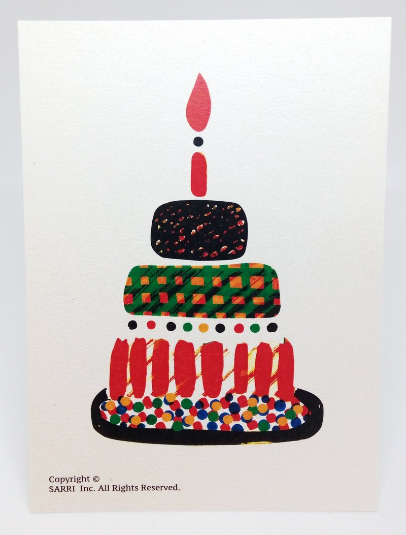 "Happy Birthday" Postcard Birthday Card Design Coloring Illustration Photo Album Card Universal Card Art Fine Art Modern Lovers Love Special Interesting Weird Features Weird Cute Taiwan Yellow Fun Funny Eye-catching Art Sequin Flash Cool Not Famo