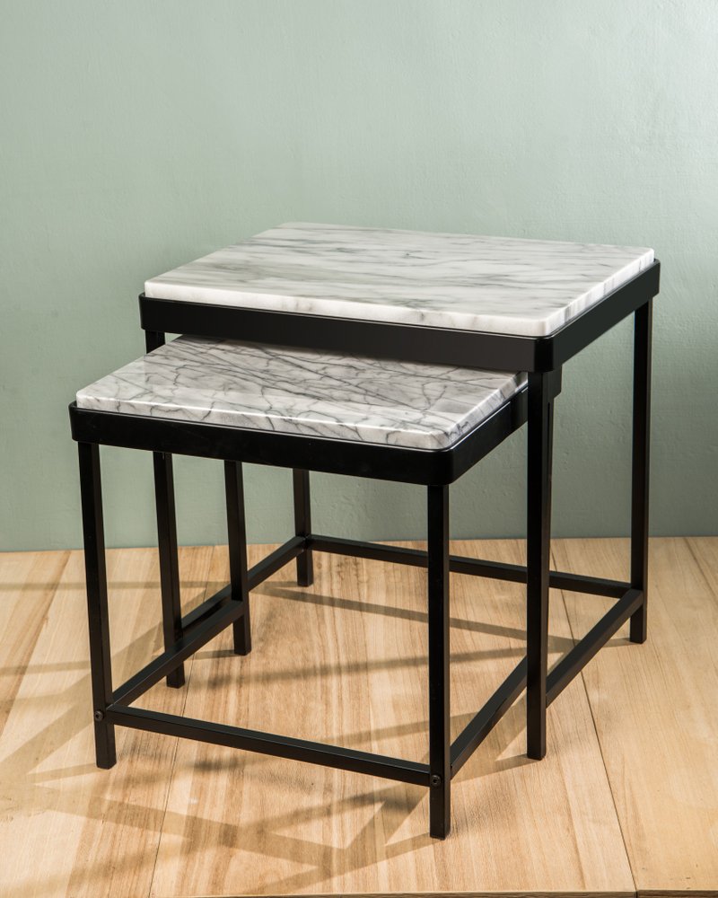 -Qi Yu Wen Chuang-Rose Gold Marble AB Table (Large)