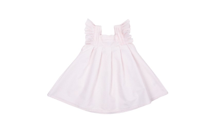 ROLY PONY white dot dress