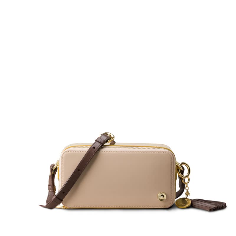 Tanya Double Zip Small Box Bag - Handbags & Totes - Genuine Leather Multicolor