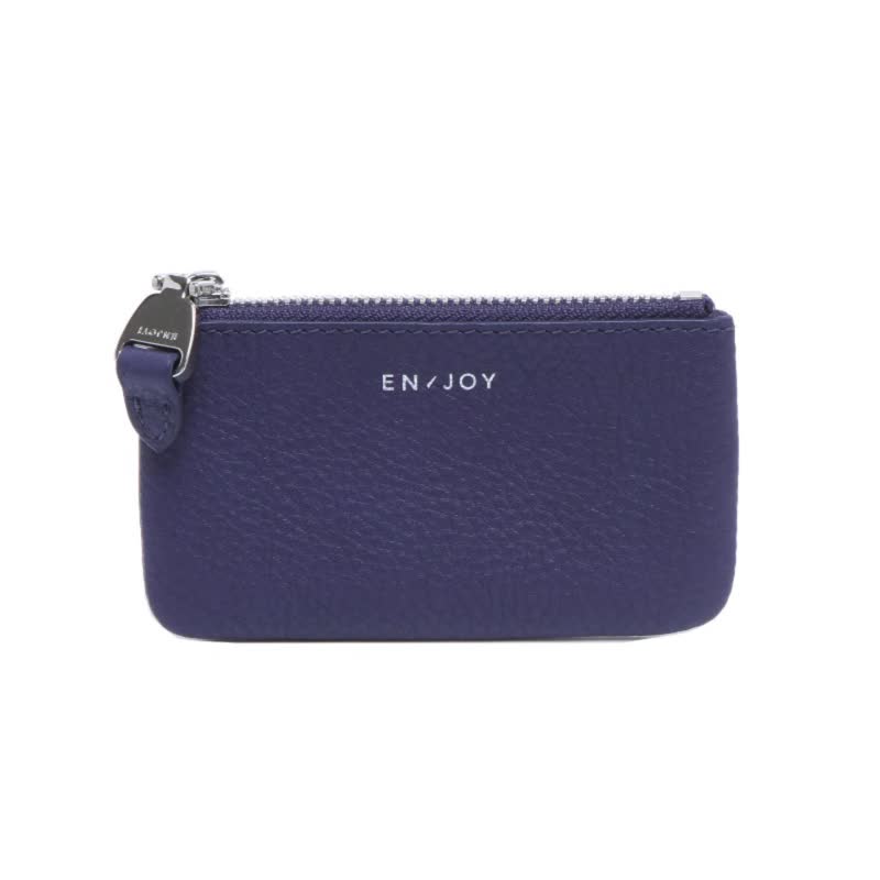 Felicia 意大利牛皮拉錬零錢包 真皮 散紙包 原創設計 - 零錢包/小錢包 - 真皮 多色