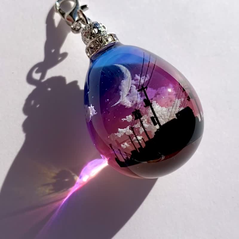 Cloud Resin Everyday Twilight 2 Recommended String Pendant - Necklaces - Resin Multicolor