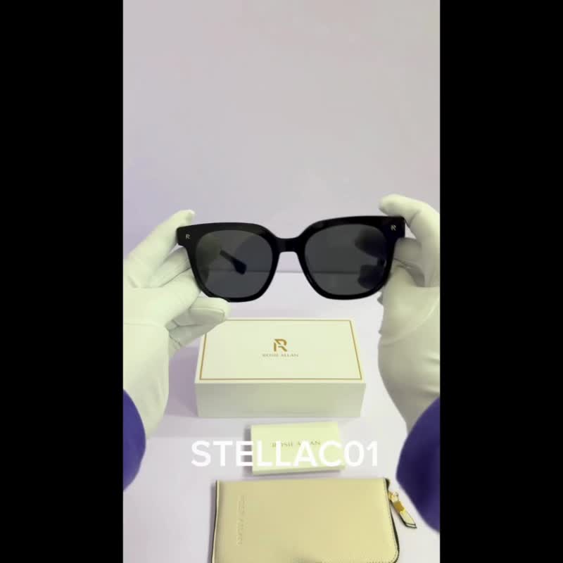 Stella 黑 C01 - 太陽眼鏡 - 樹脂 黑色